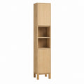 Badezimmer Hochschrank aus massiver Eiche rechteckig 40 x 35 x 180 cm