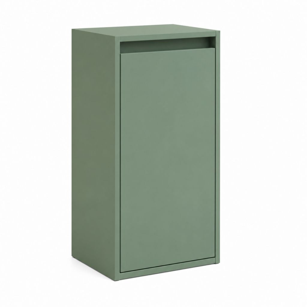 Wohnzimmerschrank Stahlschrank Grün rechteckig 80 x 40 x 35 cm