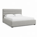 Polsterbett Doppelbett Hellgrau Polyester Rechteckig 160 x 200 cm