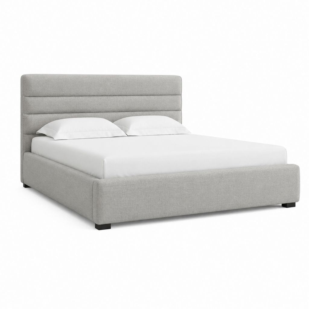 Polsterbett Doppelbett Hellgrau Polyester Rechteckig 160 x 200 cm